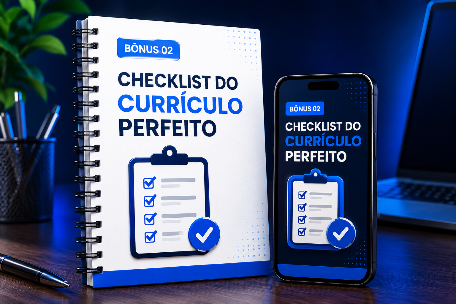 Capa do Bônus 2 - Checklist do Currículo Perfeito