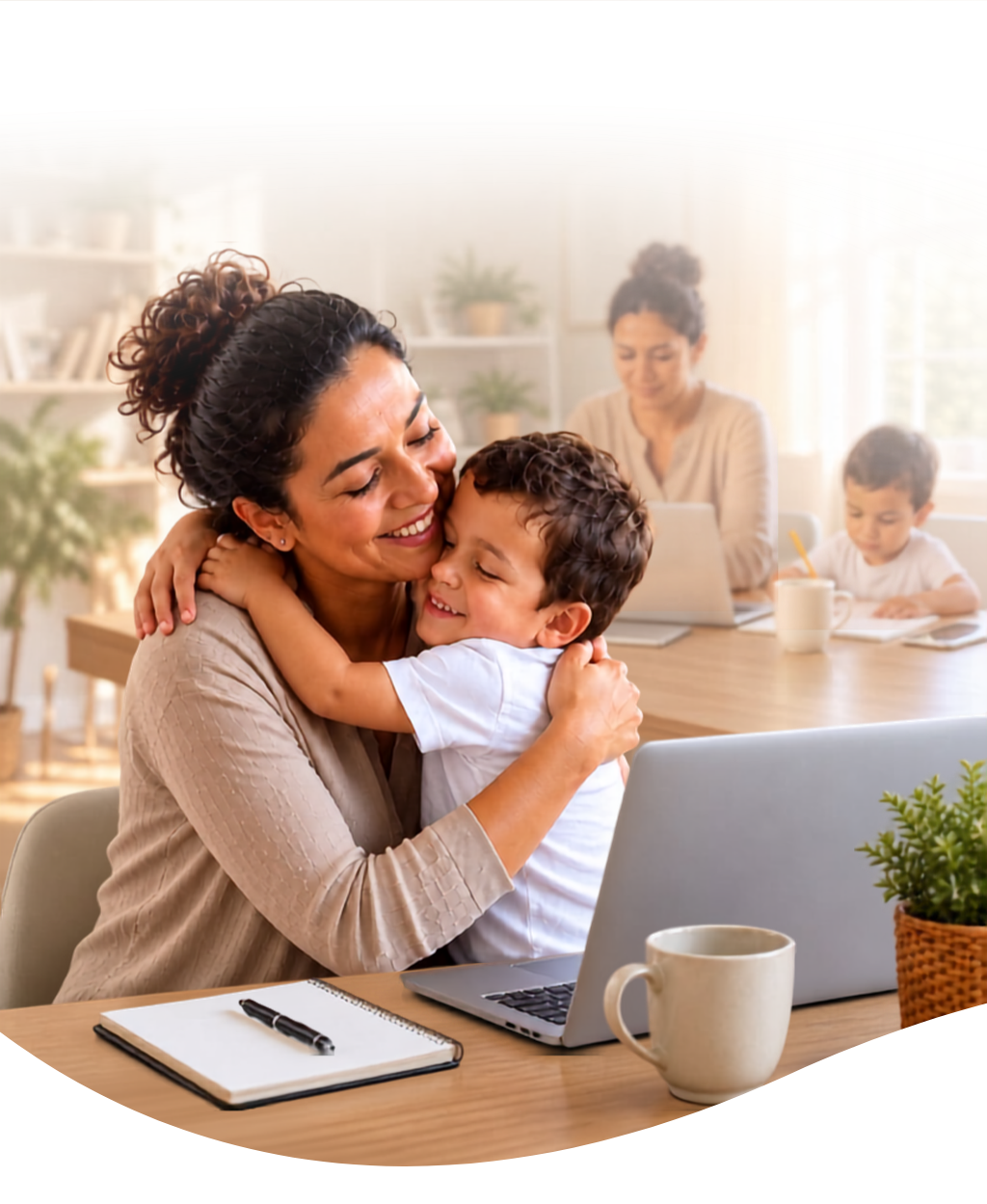 Capa do treinamento Mãe Home Office